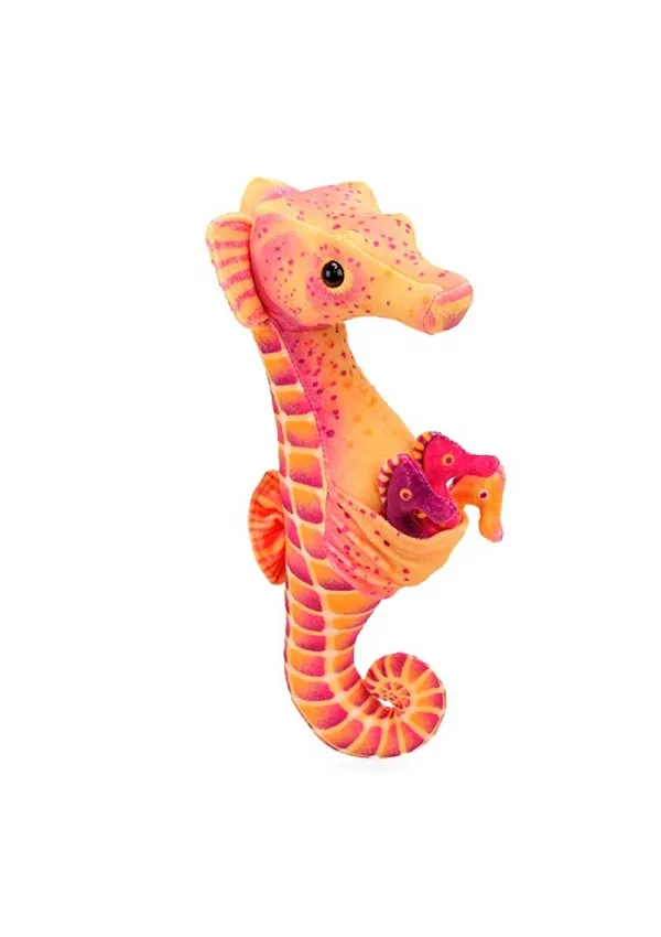 Wild Republic seahorse with babies plush toy